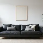 28 Black Leather Sofa Decor Ideas For Minimalist Homes