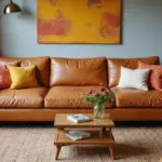 28 Cognac Leather Couch Living Room Decor Ideas For Warm Spaces
