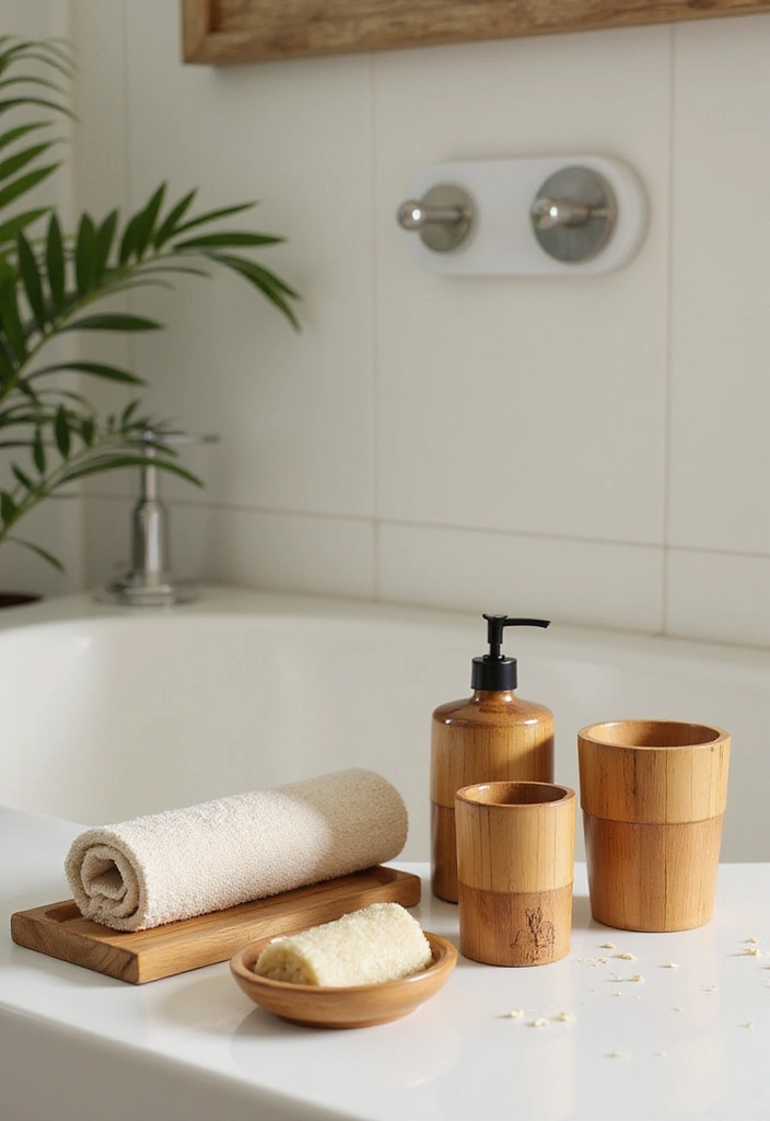 28 DIY Bamboo Home Decor Ideas Anyone Can Make - 17. Bamboo Bath Accessories