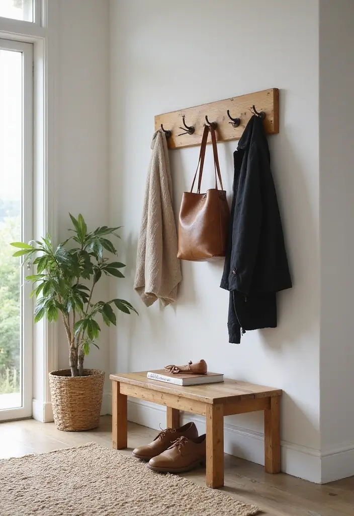 28 DIY Bamboo Home Decor Ideas Anyone Can Make - 18. Bamboo Wall Hooks