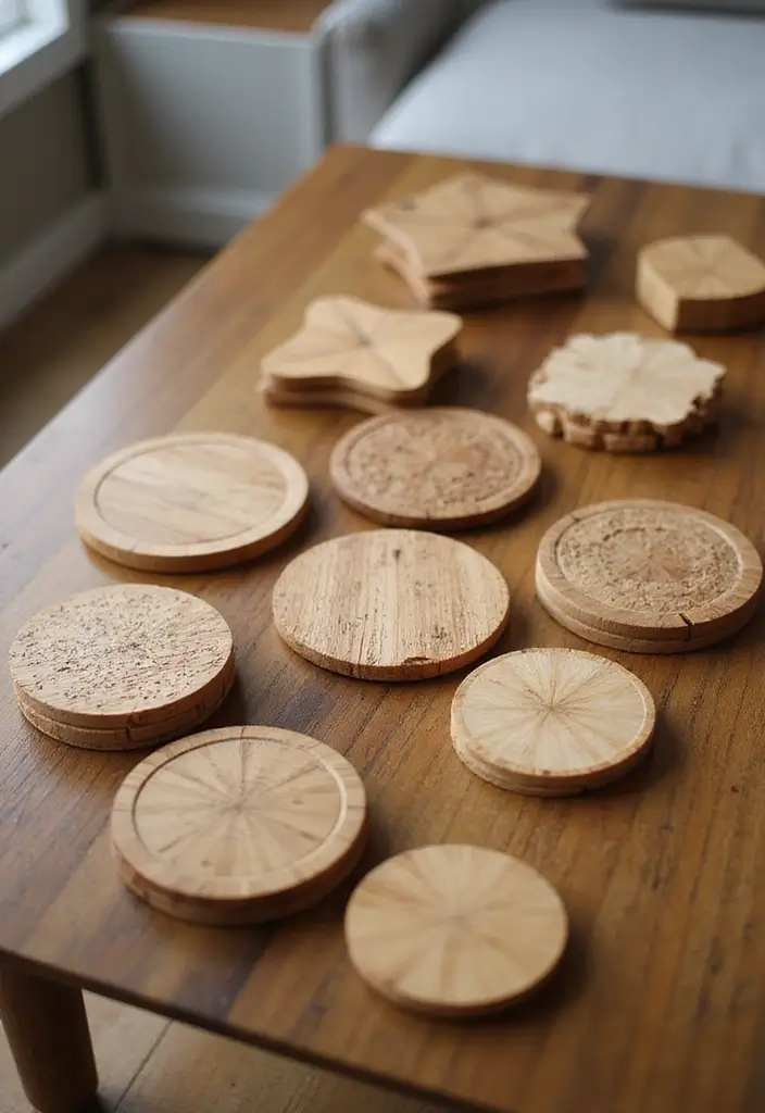 28 DIY Bamboo Home Decor Ideas Anyone Can Make - 4. Bamboo Coasters