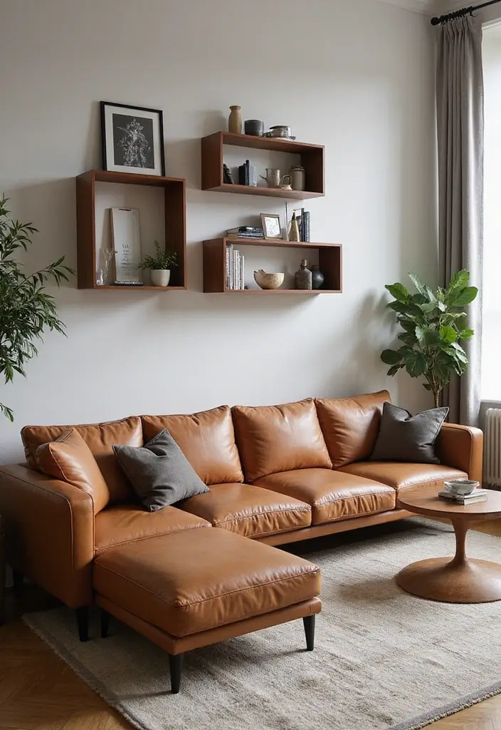 28 Home Decor Ideas For Living Rooms With Leather Couches - 15. Customizable Furniture