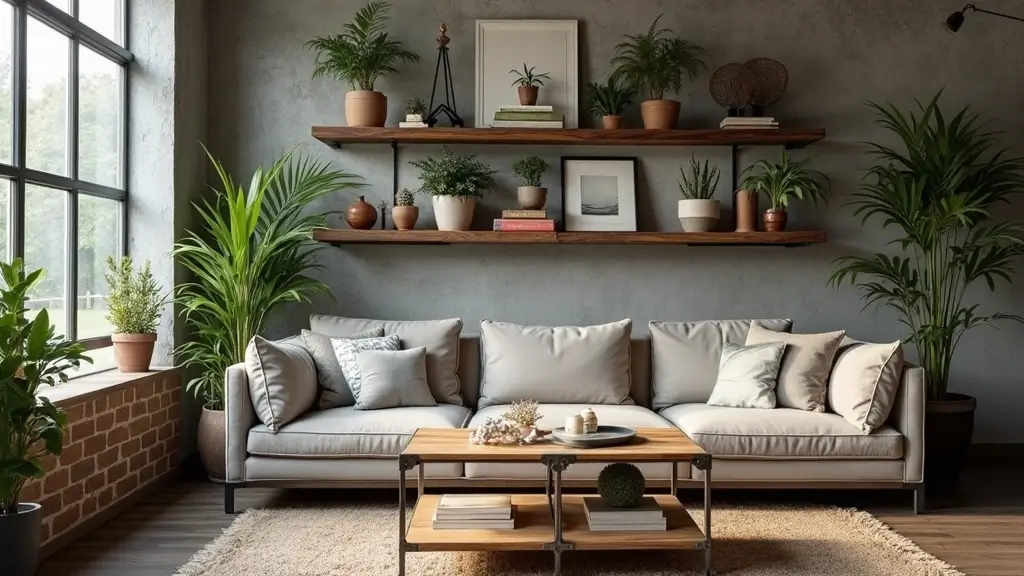 28 Industrial Shelf Decor Ideas For Living Rooms