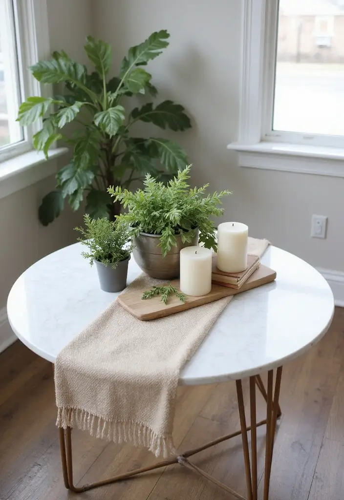 28 Marble Table Decor Ideas For Chic Interiors 69 28 Marble Table Decor Ideas For Chic Interiors - 25. Create a Layered Look