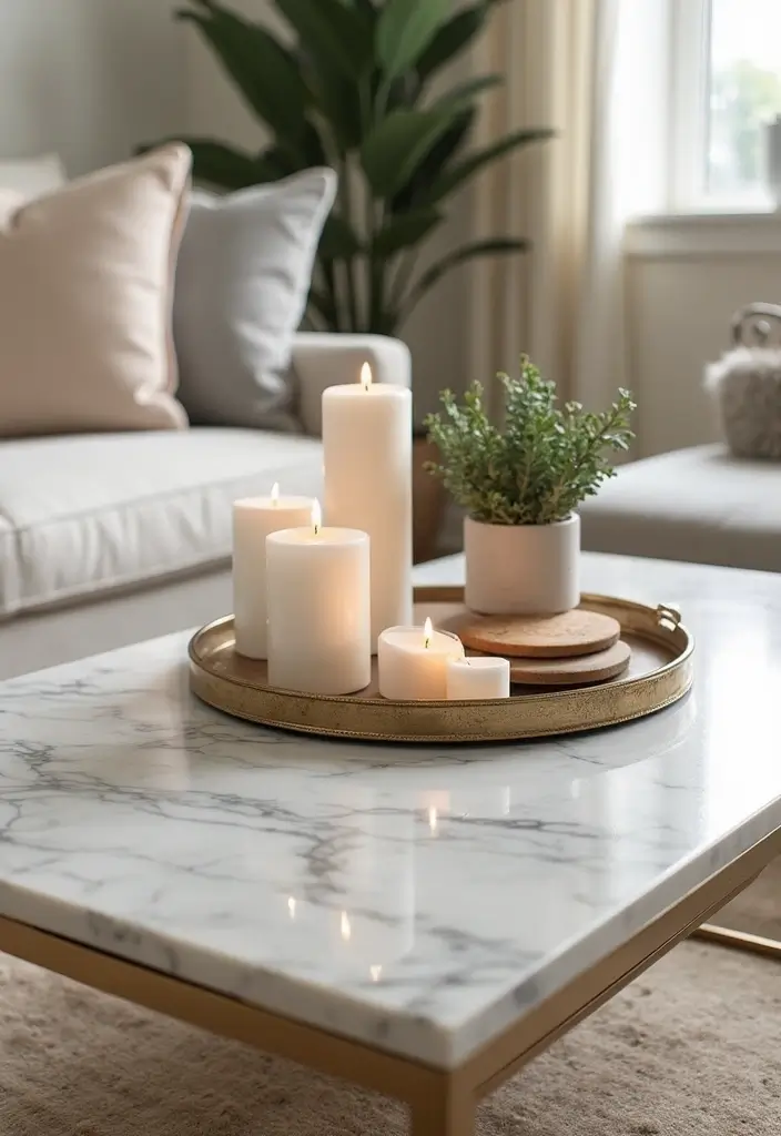 28 Marble Table Decor Ideas For Chic Interiors 16 28 Marble Table Decor Ideas For Chic Interiors - 6. Decorative Trays