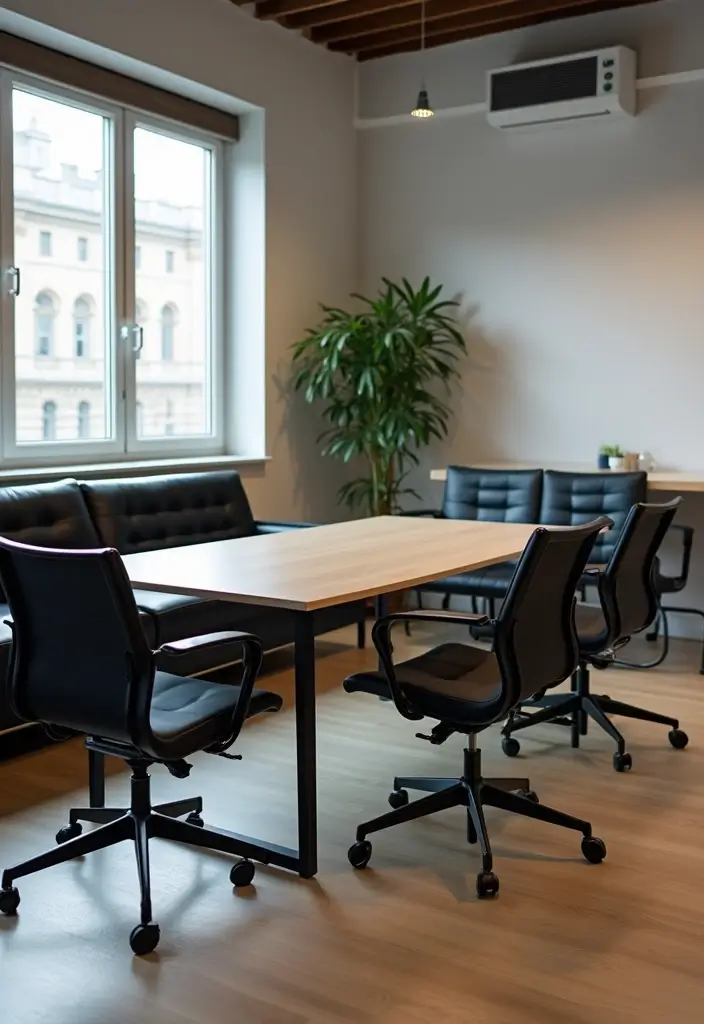 29 Black Leather Couch Office Decor Ideas For Professional Spaces 41 29 Black Leather Couch Office Decor Ideas For Professional Spaces - 11. Design a Collaborative Space