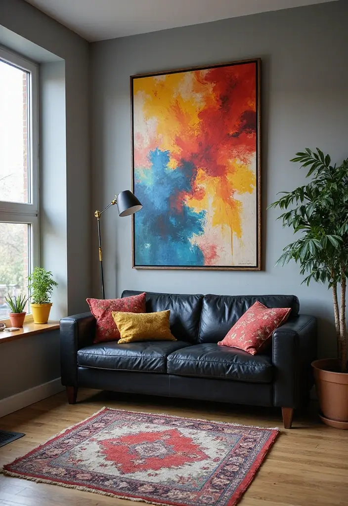 29 Black Leather Couch Office Decor Ideas For Professional Spaces 76 29 Black Leather Couch Office Decor Ideas For Professional Spaces - 24. Use Color to Evoke Emotion