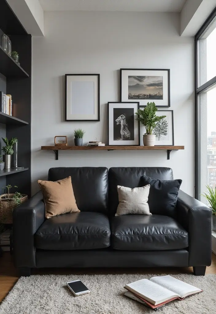 29 Black Leather Couch Office Decor Ideas For Professional Spaces 77 29 Black Leather Couch Office Decor Ideas For Professional Spaces - 25. Foster a Minimalist Tech Space