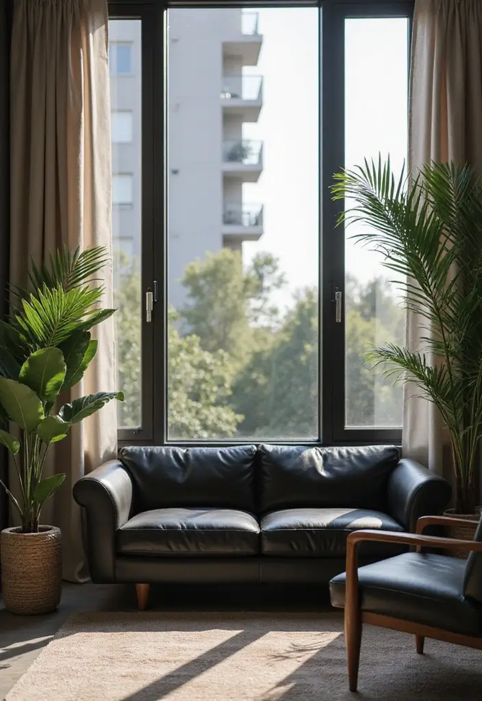 29 Black Leather Couch Office Decor Ideas For Professional Spaces 79 29 Black Leather Couch Office Decor Ideas For Professional Spaces - 27. Create a Serene Environment with Sound