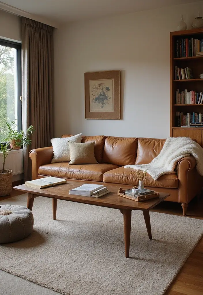 29 Cozy Living Room Decor Tips Featuring Leather Sofas 47 29 Cozy Living Room Decor Tips Featuring Leather Sofas - 19. Create Relaxing Zones