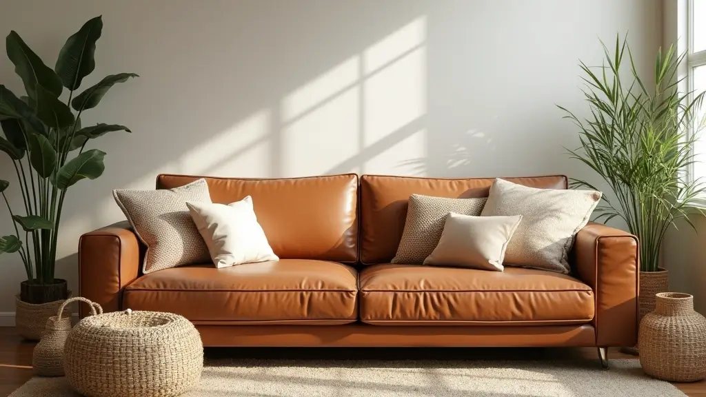 29 Cozy Living Room Decor Tips Featuring Leather Sofas