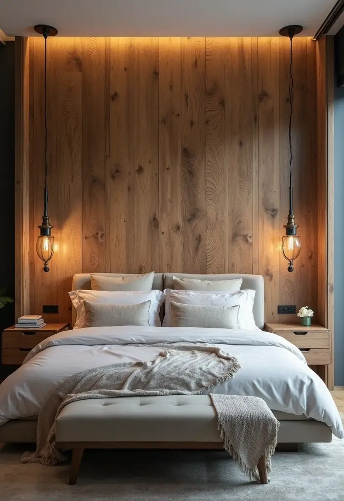 29 Industrial Bedroom Decor Ideas For Urban Comfort - 16. Unique Headboards