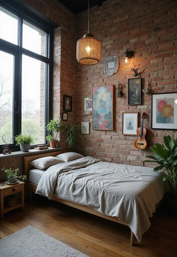 29 Industrial Bedroom Decor Ideas For Urban Comfort - 29. Incorporating Personal Hobbies