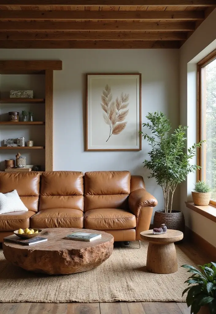 29 Leather Recliner Sofa Living Room Decor Ideas You Must Try - 14. Outdoor Inspiration