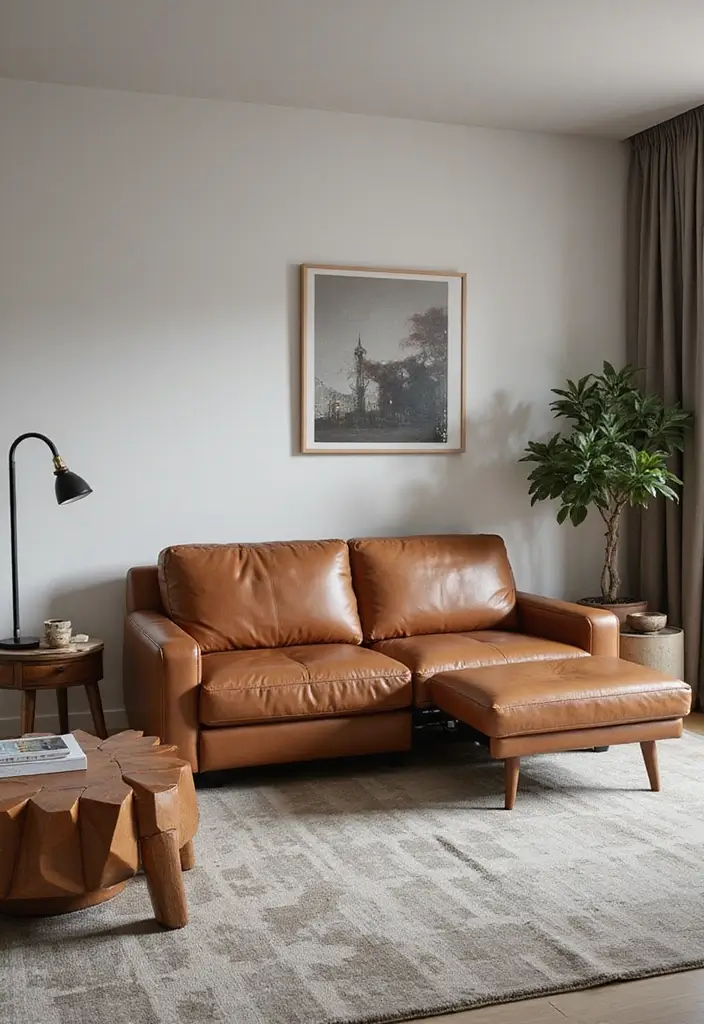29 Leather Recliner Sofa Living Room Decor Ideas You Must Try - 17. Stylish Surroundings