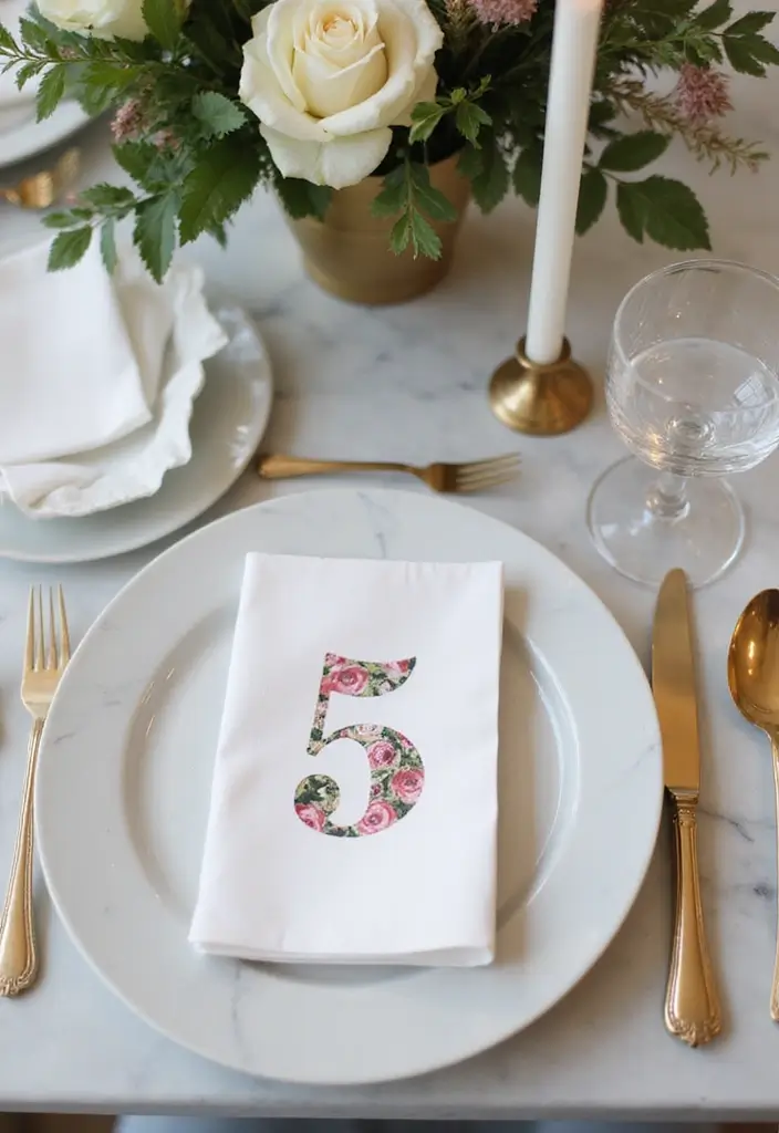 29 Marble Dining Table Decor Ideas For Sophisticated Dining 55 29 Marble Dining Table Decor Ideas For Sophisticated Dining - 25. Creative Table Numbers
