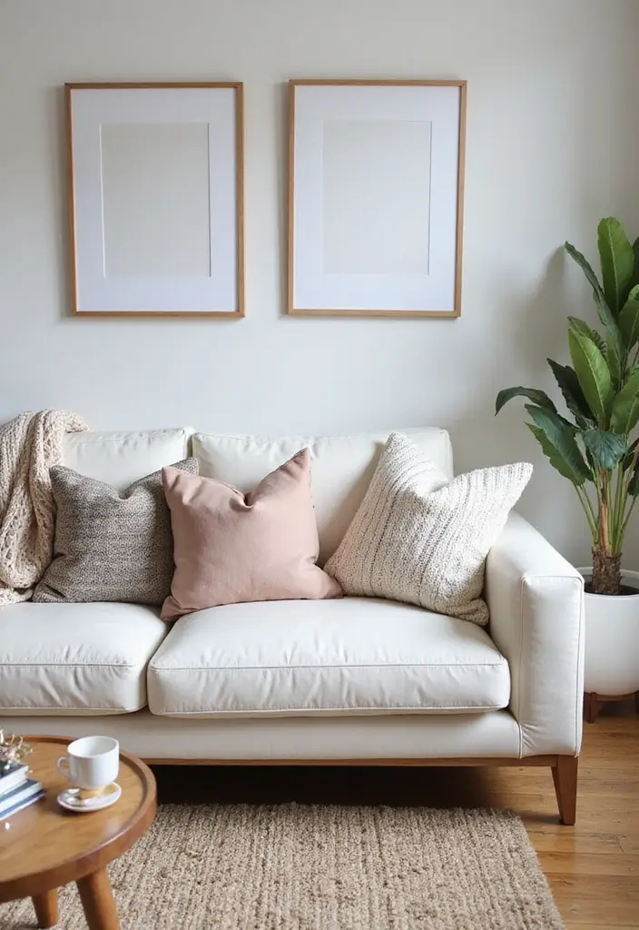 29 White Leather Sofa Decor Ideas For Elegant Living Rooms 20 29 White Leather Sofa Decor Ideas For Elegant Living Rooms - 10. Layering Textures