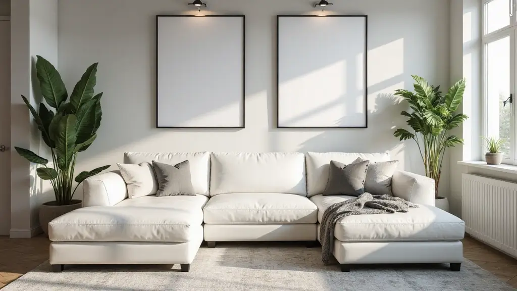 29 White Leather Sofa Decor Ideas For Elegant Living Rooms