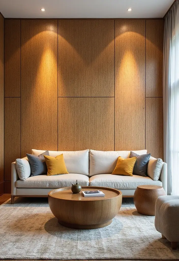 30+ Bamboo Living Room Decor Ideas For A Zen Aesthetic - 10. Bamboo Wall Panels