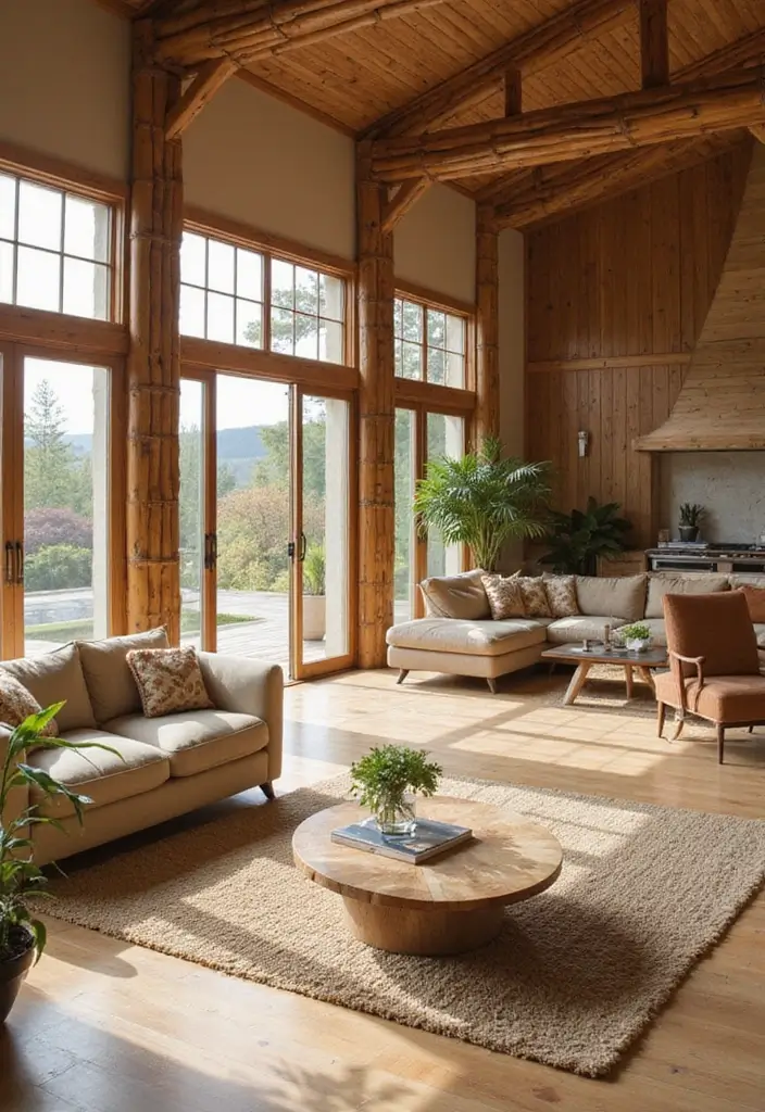 30+ Bamboo Living Room Decor Ideas For A Zen Aesthetic - 28. Bamboo Decorative Pillars