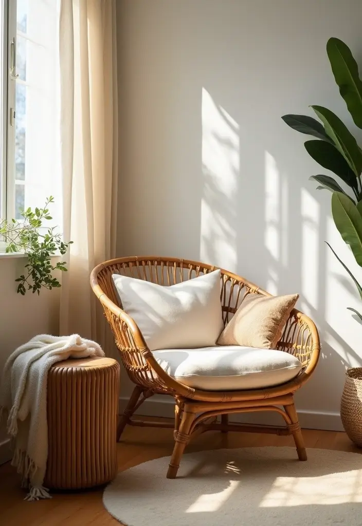 30+ Bamboo Living Room Decor Ideas For A Zen Aesthetic - 3. Bamboo Accent Chairs