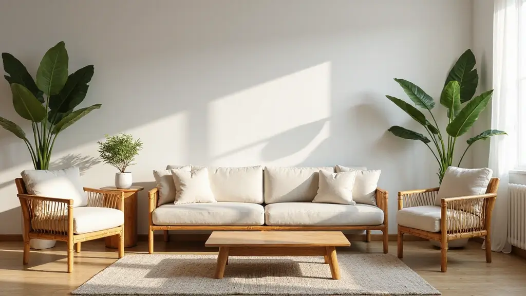 30+ Bamboo Living Room Decor Ideas For A Zen Aesthetic