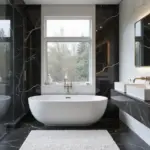 30+ Black And White Marble Bathroom Decor Ideas For Modern Homes