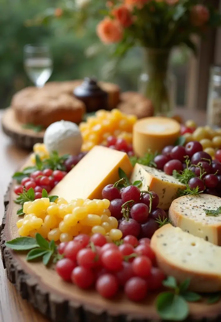 30+ Industrial Chic Wedding Decor Ideas For Modern Couples - 27. Artisanal Cheese Displays