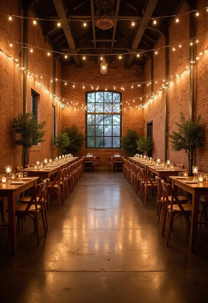 30+ Industrial Chic Wedding Decor Ideas For Modern Couples - 5. Exposed Brick Walls