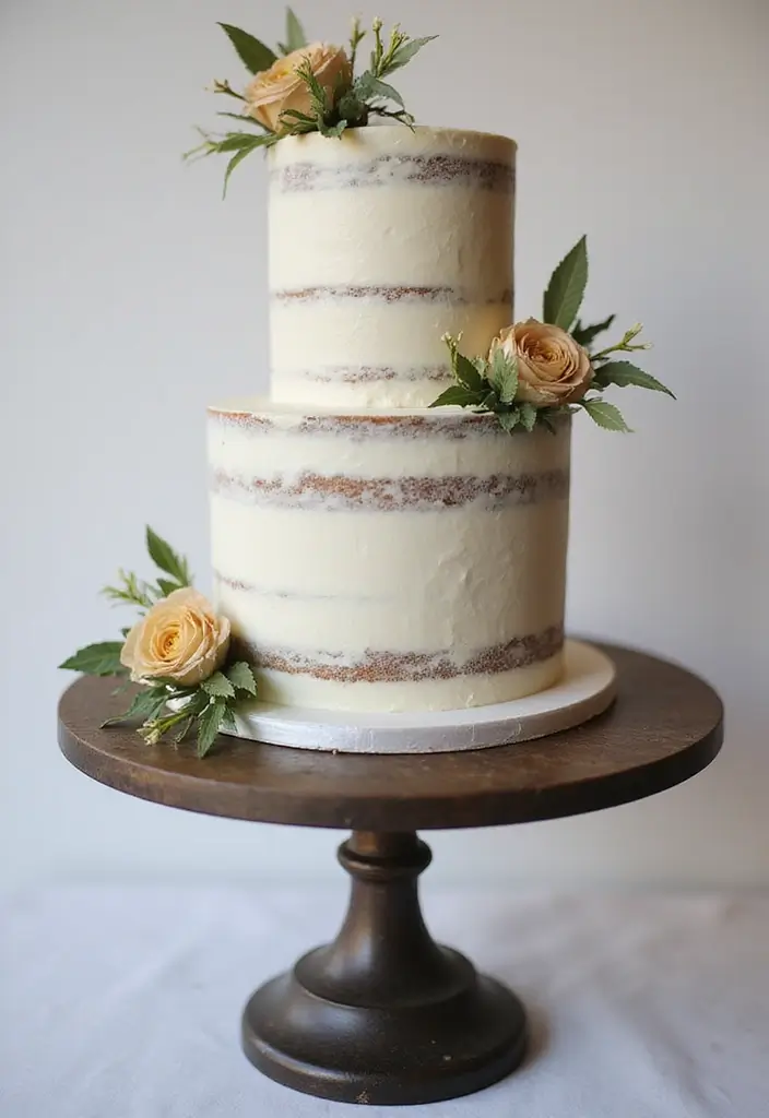 30+ Industrial Chic Wedding Decor Ideas For Modern Couples - 9. Industrial-inspired Cake Stands