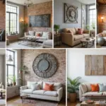 30+ Living Room Wall Decor Ideas With Industrial Charm