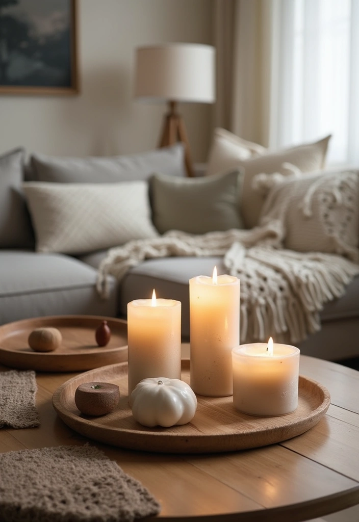 30+ Living Room Wall Decor Ideas With Industrial Charm 114 30+ Living Room Wall Decor Ideas With Industrial Charm - 24. Decorative Trays