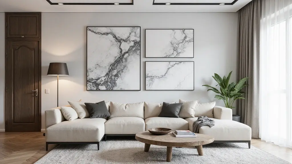 30+ Marble Wall Decor Ideas For Elegant Living Rooms