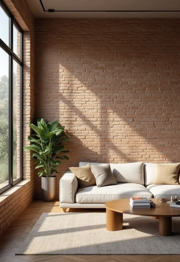 30+ Modern Industrial Living Room Decor Ideas With Character 26 30+ Modern Industrial Living Room Decor Ideas With Character - 10. Incorporating Textured Walls