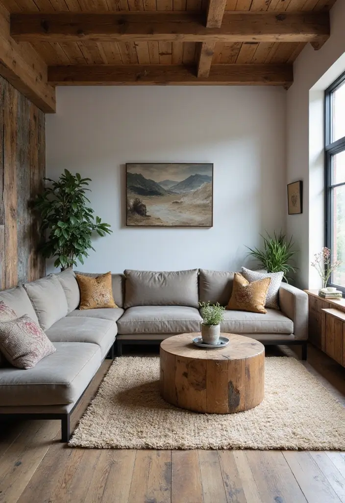 30+ Modern Industrial Living Room Decor Ideas With Character 35 30+ Modern Industrial Living Room Decor Ideas With Character - 13. Eco-Friendly Materials
