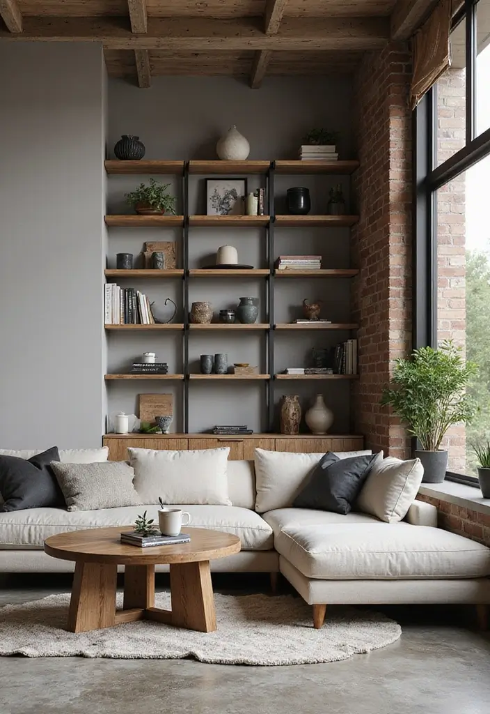 30+ Modern Industrial Living Room Decor Ideas With Character 37 30+ Modern Industrial Living Room Decor Ideas With Character - 15. Customized Features