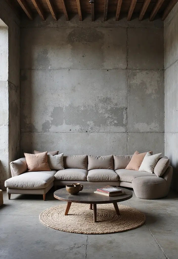 30+ Modern Industrial Living Room Decor Ideas With Character 39 30+ Modern Industrial Living Room Decor Ideas With Character - 17. Combining Different Textures