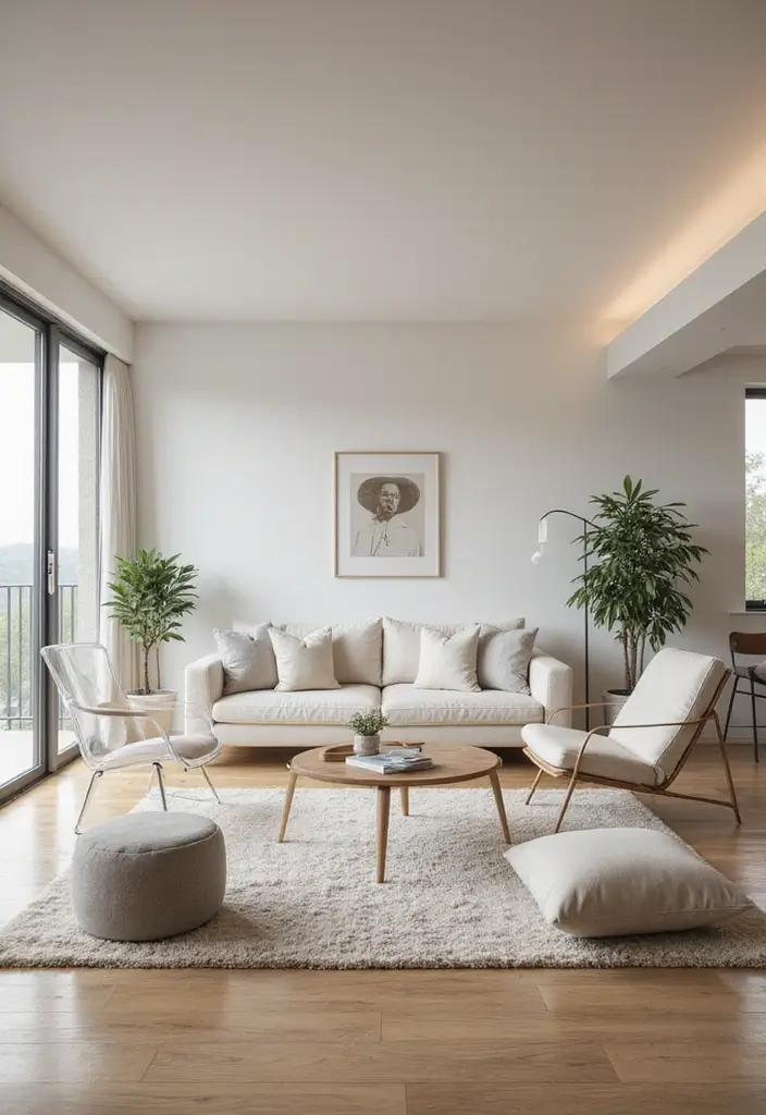 30+ Modern Industrial Living Room Decor Ideas With Character 72 30+ Modern Industrial Living Room Decor Ideas With Character - 26. Emphasizing Open Space