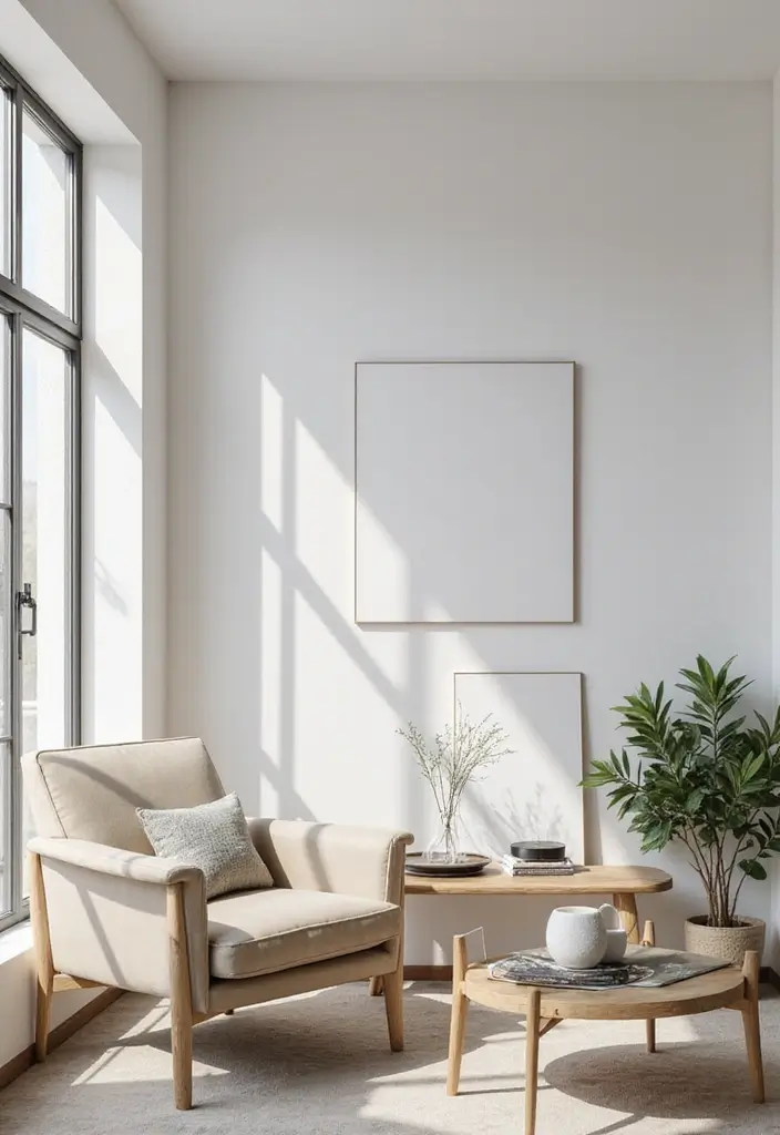 30+ Modern Industrial Living Room Decor Ideas With Character 80 30+ Modern Industrial Living Room Decor Ideas With Character - 28. Minimalistic Displays